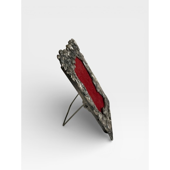 Vintage Crossbow 1989 Pewter Woodland Rabbit Picture Frame Forest Scene - Picture 2 of 11